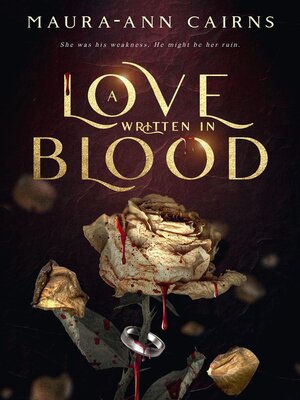 cover image of A love written in blood